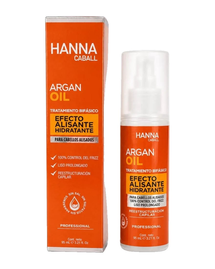 Tratamiento Bifásico Argan Oil Efecto Alisante · Hanna Caball
