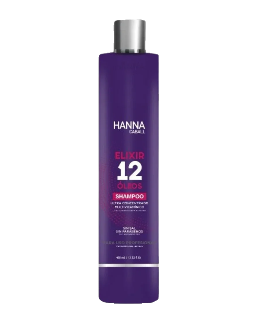 Shampoo Elixir 12 Óleos · Hanna Caball