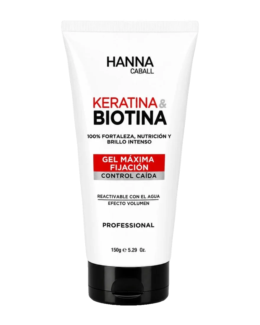 Gel Máxima Fijación Keratina & Biotina · Hanna Caball