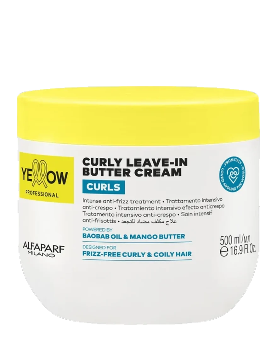Curly Leave-in Butter Cream · Yellow