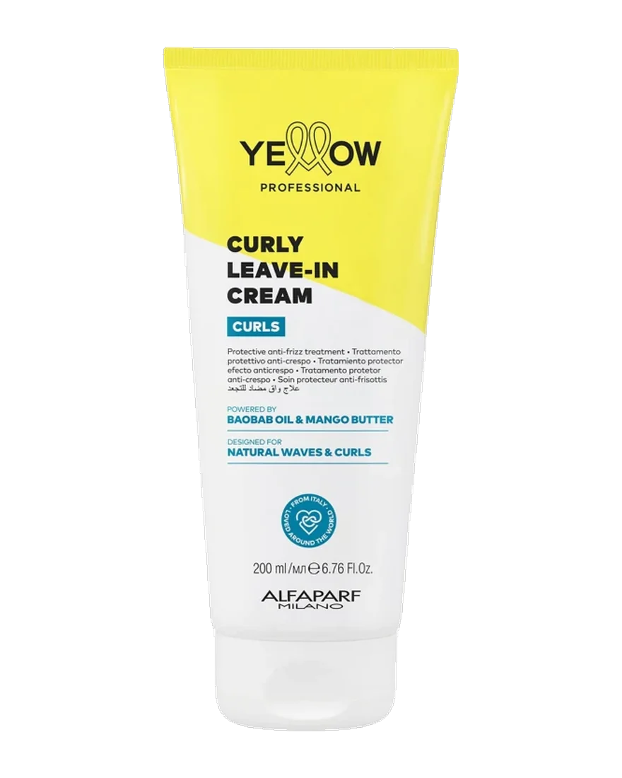 Curly Leave-in Cream · Yellow