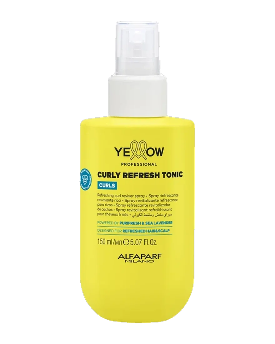 Curly Refresh Tonic · Yellow
