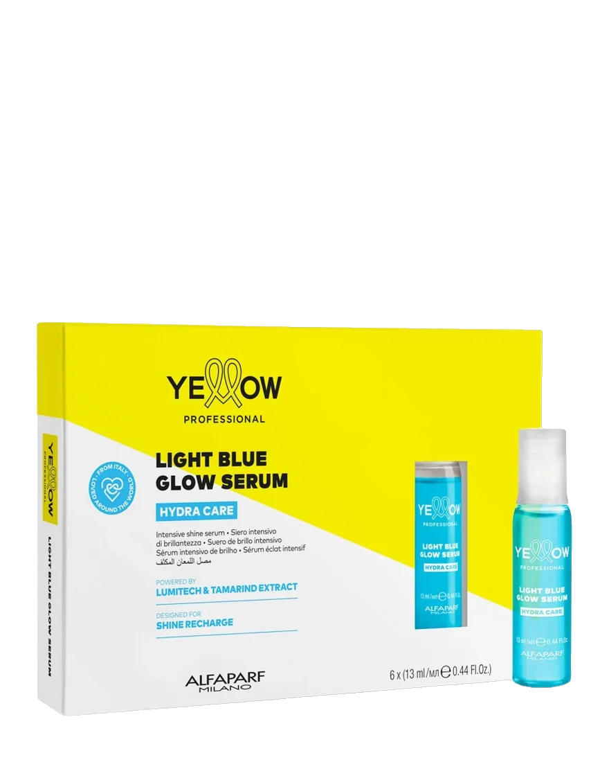 Hydra Care Light Blue Glow Serum · Yellow