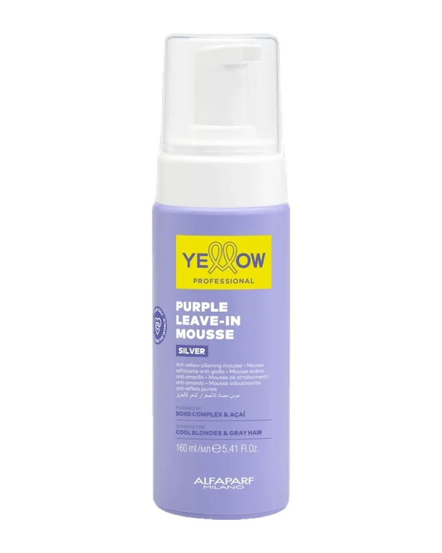 Silver Purple Leave-in Mousse · Yellow