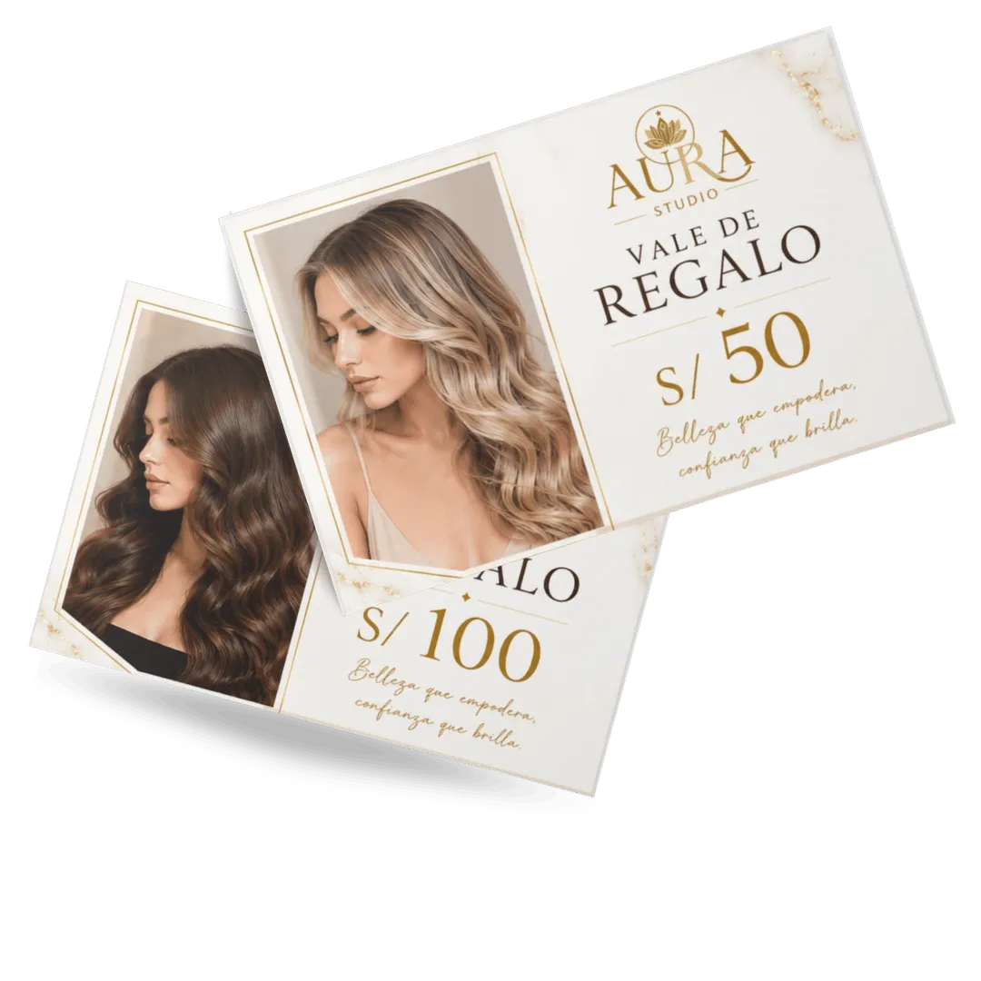 Vales de regalo de Aura Studio